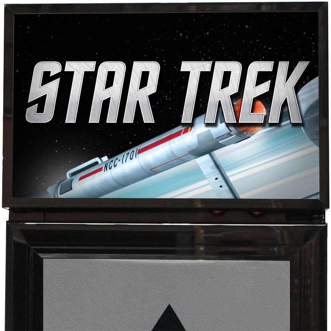 Star Trek Original Branded Skinny Upright Bar Fridge - SS-P160FA-STO1