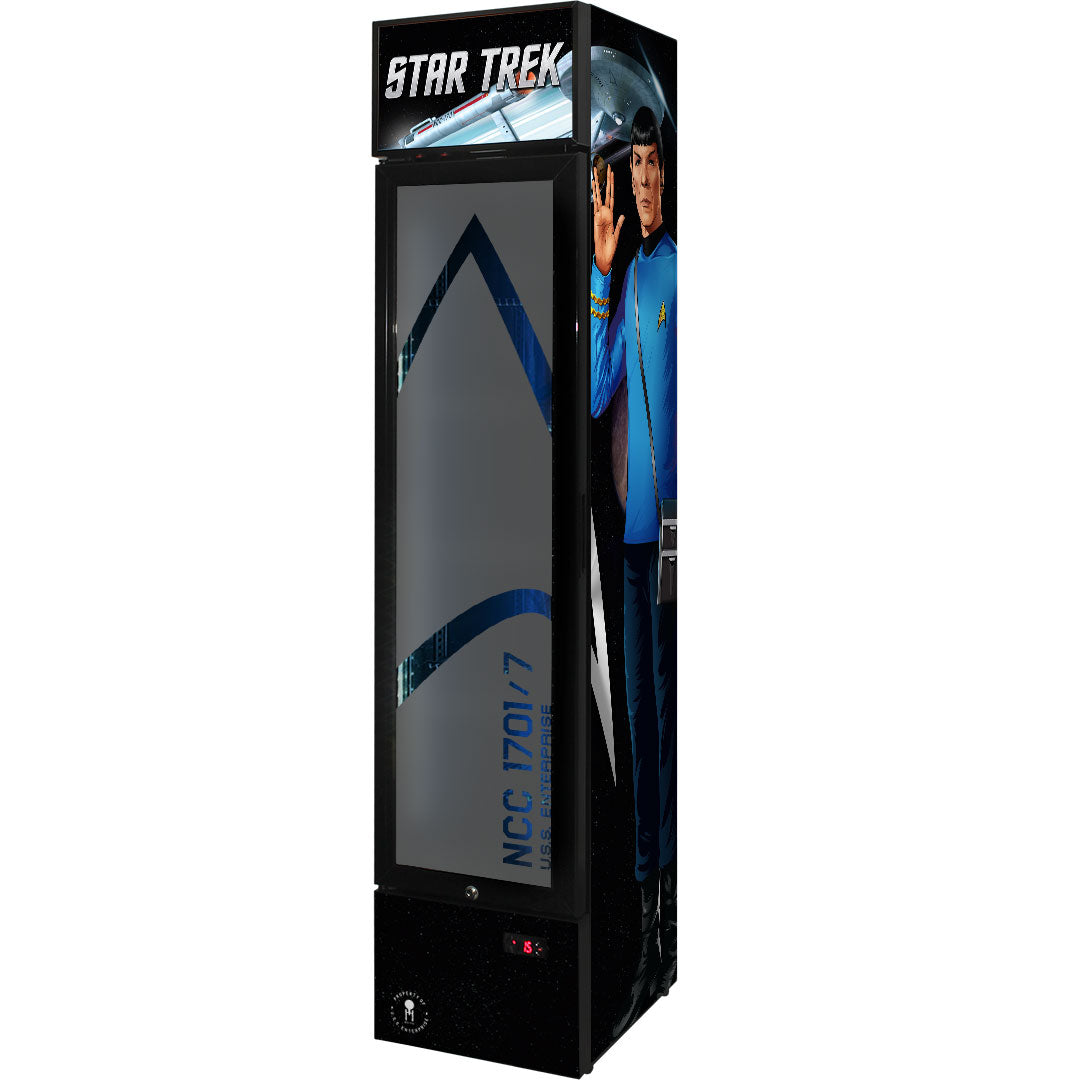 Star Trek Original Branded Skinny Upright Bar Fridge - SS-P160FA-STO1