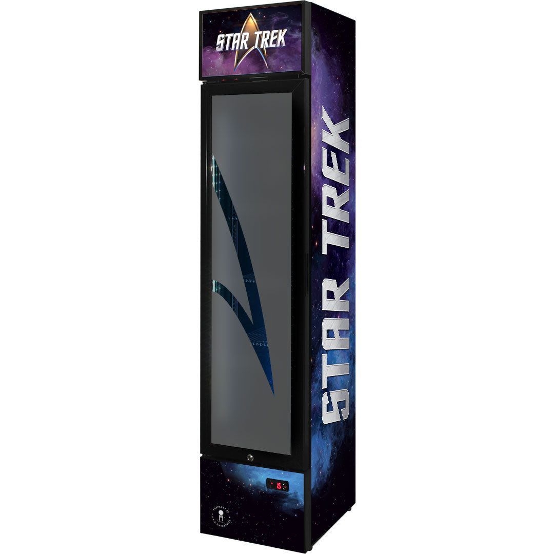 Star Trek Original Branded Skinny Upright Bar Fridge - SS-P160FA-STO2