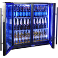 Schmick SK245-B-HD bar fridge - glass door detail