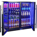 Schmick SK245-B-HD bar fridge - glass door detail