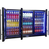 Schmick SK386-B-HD bar fridge - angle view