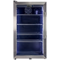 Schmick HUS-SC88L-SS bar fridge - side view