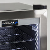 Ned Kelly SC88-SS-NED bar fridge - angle view
