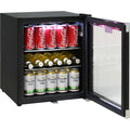 Schmick HUS-SC50B bar fridge - glass door detail