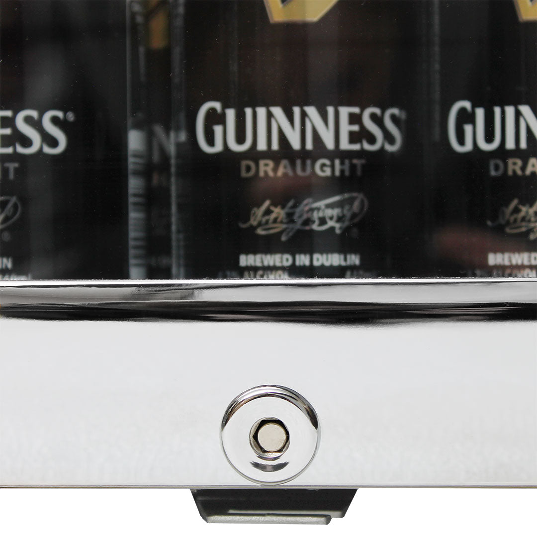 Schmick HUS-SC50B bar fridge - glass door detail