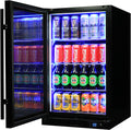 Schmick SK126L-B-HD bar fridge - glass door detail