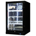 Schmick SK126L-B-HD bar fridge - glass door detail