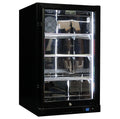 Schmick SK126R-B-HD bar fridge - glass door detail