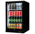 Schmick SK126L-B-HD bar fridge - glass door detail