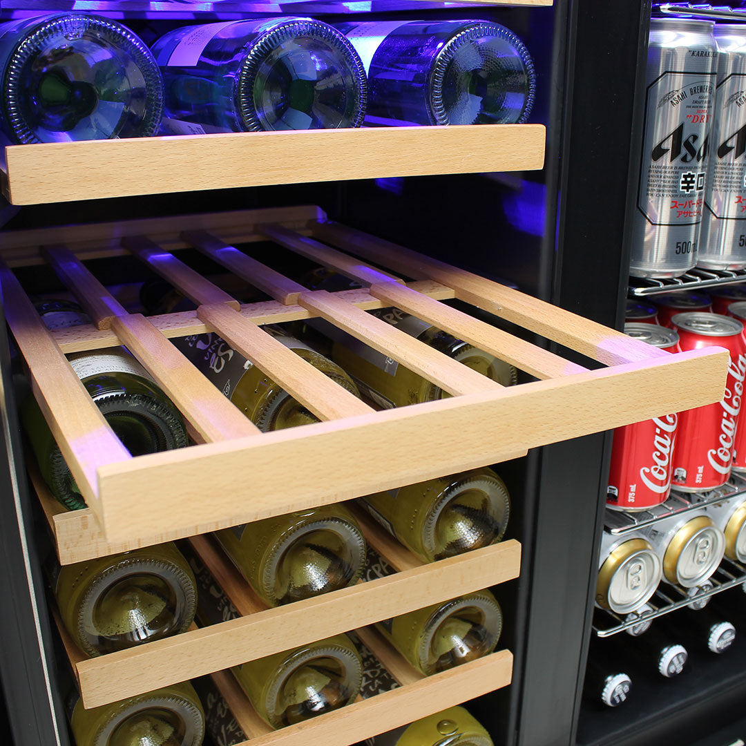 Schmick 165L Dual Zone Beer & Wine Bar Fridge – JC165 – JC165B