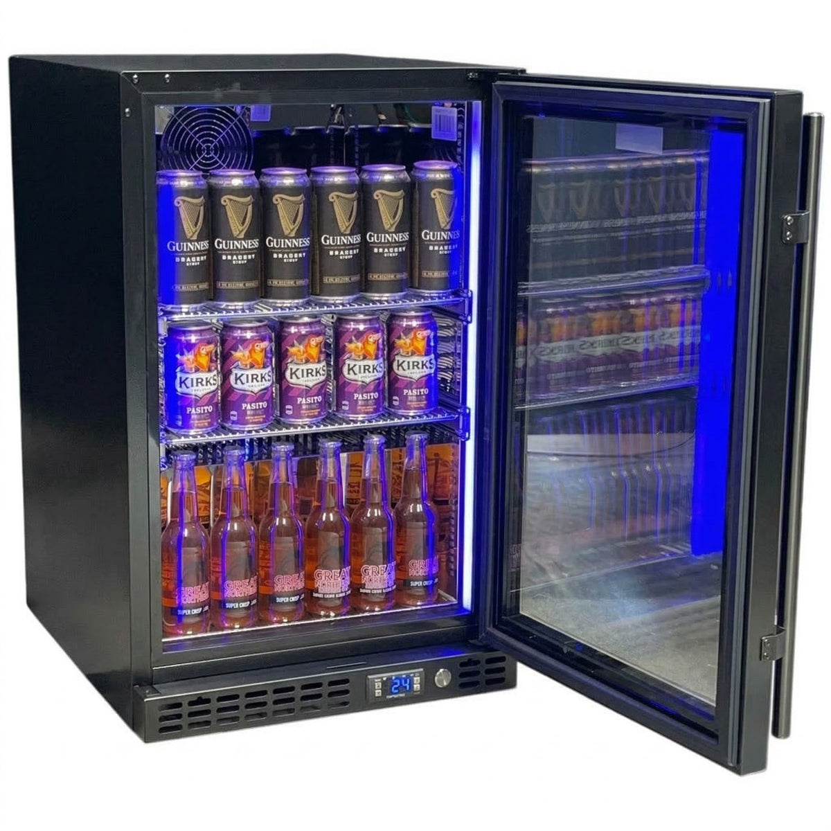 Schmick 121L Under Bench Slide-Out Shelf Bar Fridge - SK116L-B-HD-M - image 7