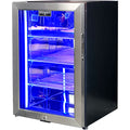 Schmick SK68L-SS bar fridge - glass door detail