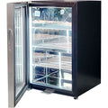 Schmick SK68L-SS bar fridge - glass door detail