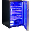 Schmick SK68R-SS bar fridge - glass door detail