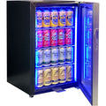 Schmick SK68R-SS bar fridge - glass door detail