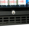 Schmick SK206-B-HD bar fridge - glass door detail