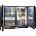 Schmick SK206-B-HD bar fridge - glass door detail