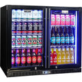 Schmick SK206-B-HD bar fridge - glass door detail