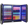 Schmick SK206-B-HD bar fridge - glass door detail