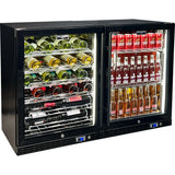 Schmick SK156-COMBO-BM bar fridge - front view
