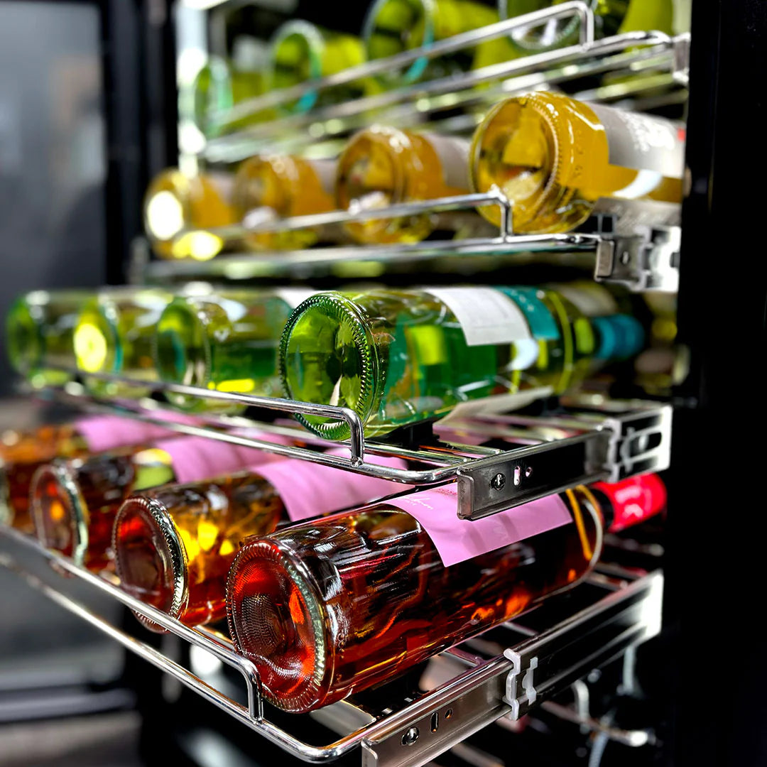 Schmick Quiet Running Under Bench Beer Wine Combination Fridge - Model  SK156-COMBO-BM