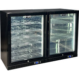 Schmick SK156-COMBO-BM bar fridge - angle view