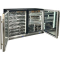 Schmick Quiet Slide Out Front Venting Under Bench Heated Door Bar Fridge Combo - SK156-COMBO-SSM