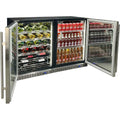 Schmick Quiet Slide Out Front Venting Under Bench Heated Door Bar Fridge Combo - SK156-COMBO-SSM