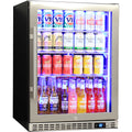 Schmick SK156R-SS bar fridge - glass door detail