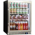 Schmick SK156R-HD bar fridge - glass door detail