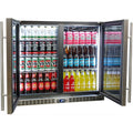 Schmick SK206-HD bar fridge - glass door detail