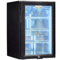 Schmick SK68R-SS bar fridge - glass door detail