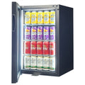 Classy Quiet 69Ltr Heated Glass Door Bar Fridge With Blue and White Led - Model SK68L-B-HD
