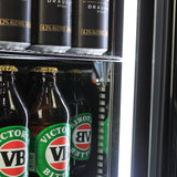 Schmick SK116R-HD bar fridge - side view