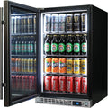 Schmick SK126L-SD bar fridge - angle view
