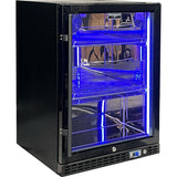 Schmick Quiet Running Front Venting Under Bench Heated Glass Door Bar Fridge - Model  SK156-B-HD-M