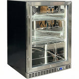 Schmick Quiet Slide Out Front Venting Under Bench Heated Door Bar Fridge - Model SK156-HD-M