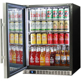 Schmick SK156L-SD bar fridge - open door view