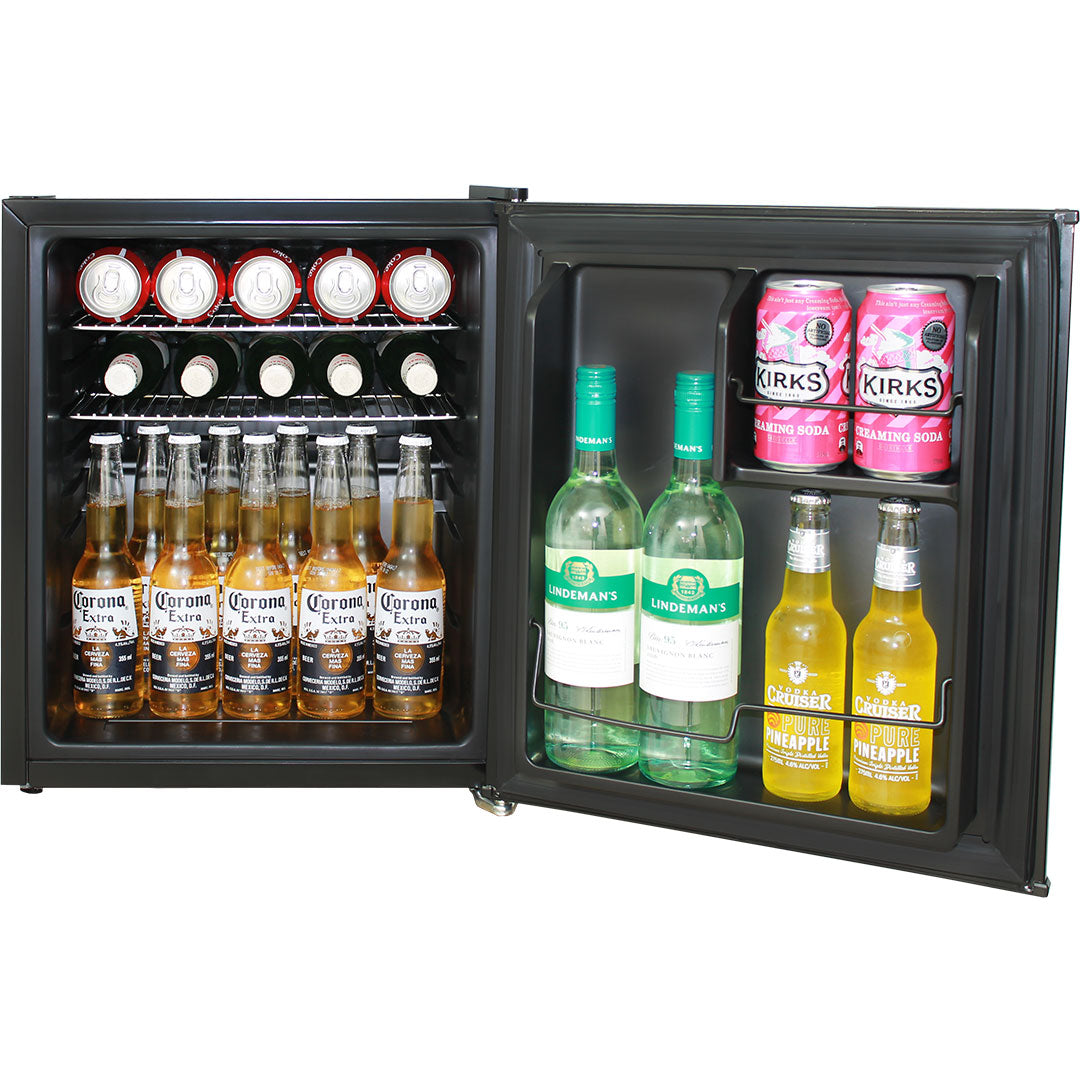 Funky Luggage Case Design Vintage Mini Bar Fridge With Handle And Opener - HUS-BC46B-TRAVEL