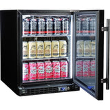 Schmick SK86R-B-HD bar fridge - interior view