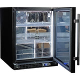 Schmick SK86R-B-HD bar fridge - angle view
