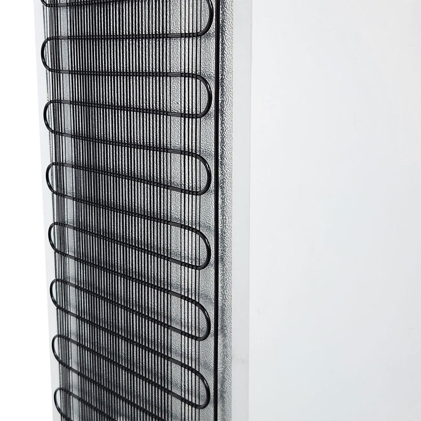 Schmick SK160W 160L skinny upright bar fridge - rear condenser