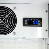 Schmick SK160W 160L skinny upright bar fridge - digital controller and fan