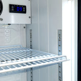 Schmick SK160W 160L skinny upright bar fridge - adjustable wire shelf