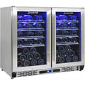 Schmick JC190-GG bar fridge - interior view