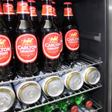 Schmick JC190-SS bar fridge - detail view