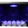 Schmick JC190-SS bar fridge - angle view