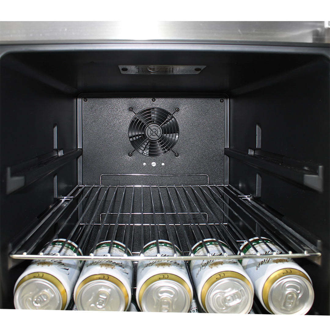 Schmick JC190-SS - Twin Zone Beer And Wine Bar Fridge