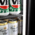 Schmick SK116L-B-HD bar fridge - glass door detail